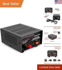 Universal Compact Bench Power Supply – 5 Amp Linear Regulated Home Lab Bencht…