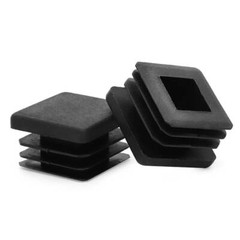 10X 1″ 1×1 inch Square Tube Hole Plug End Cap Leg Table Glides Feet Tips Inserts