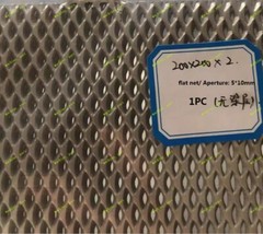 200mm X 200mm X 2mm New Metal Titanium Mesh Sheet Perforated Plate Can Be Cut