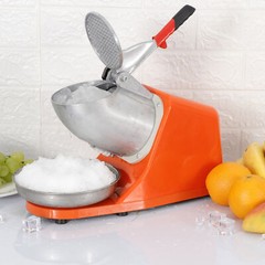 300W Electric Ice Crusher Machine Shaver Shaved Icee Snow Cone Maker 143 lbs New