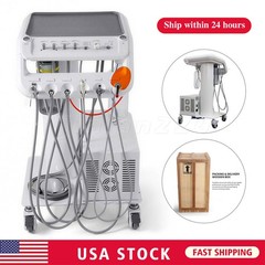 Portable Dental Unit w/ Air Compressor Curing Light Scaler 4H Handpieces