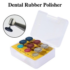 6pcs/Set Dental Composite Polishing Polisher Diamond System RA Disc 14mm Wheel