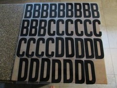 Changeable Sign Letters 6″ Letter Printed on 7″ Panel 448 Pieces