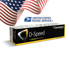 100/Box Kodak Dental Intraoral D-Speed DF-58 Adult Size#2 X-ray Films Carestream