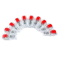 Din Needle 3.0mm to Snap & Clip ECG Electrode Adapters 10pcs Per Bag