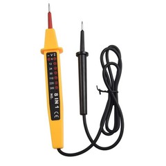 Voltage Tester 50 – 500Hz 6-12 – 24 – 50VDC Dimensions Display Elements