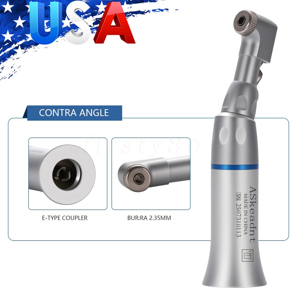 1-10 NSK Type Dental Slow Speed Contra Angle Handpiece Latch E-type contrangulo