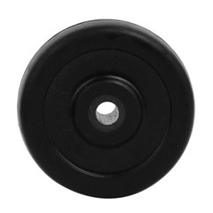 4pcs 2-inch Diameter Rubber Wheel Skateboard Trolley Caster Pulley
