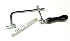 Jewelers Saw Frame & 144 Saw Blades # 0 Jewelry Making Set 3″ Sawframe & 1/0 Grs