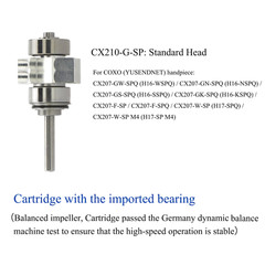 COXO Dental Fiber Optic High Speed Handpiece Turbine Fit KAVO NSK Coupler LED 6H
