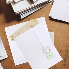 50 Pack White A7 Self-Seal Envelopes for Invitations & Mailing