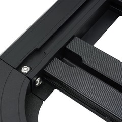 63×43 Universal Aluminum Platform Flat Roof Rack 330lbs Car Top Cargo Carrier