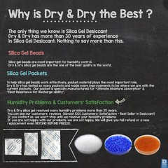 50 gram X 12 PK “Dry & Dry” Food Grade Orange Indicating Silica Gel Packets