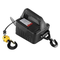 3-in-1 Portable Electric Hoist Winch 1100lbs Wired/Wireless Remote Control