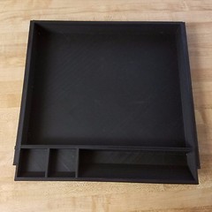 Under Desk Sliding Pencil Drawer Tray & Organizer – Black