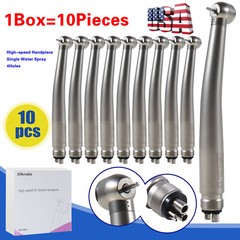 10 ASkeadnt NSK Style Dental High Speed Handpiece Push Button Standard 4 Hole M4