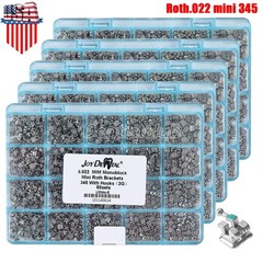 5 Packs AZDENT Dental Orthodontic Brackets Braces MIM Mini Roth.022″ 3 4 5 Hook