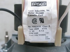 FASCO 7002-2633 Draft Inducer Blower Motor 1010975 w/ male connectors