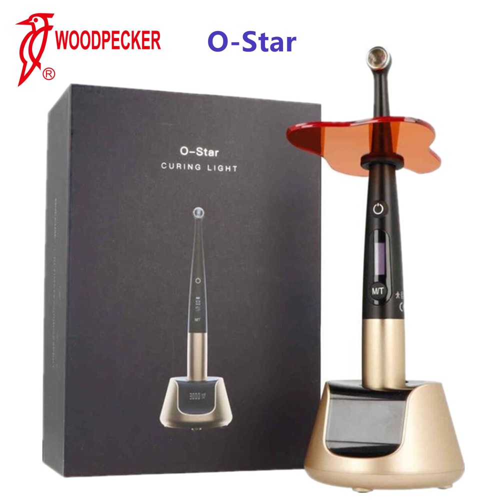 Woodpecker O-Star/ Pro Dental LED Curing Light 1 Sec Resin Cure Lamp 3000mW/cm²