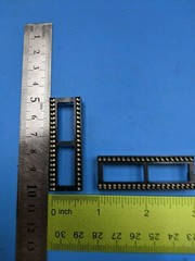 ( 6 pcs ) IC SOCKET 40 PIN DIP SOCKET PC PIN Through-hole , 2556-40T