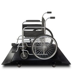Prime Scales PS-1000WCS Ultra Portable Wheelchair Scale 31″Wx33″Lx2.5″H