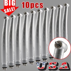10 Yabangbang Dental Turbine 3 Triple Water Spray 4 Holes High Speed Handpiece