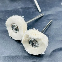 Dental Polishing Brush Wheel Cotton Cloth Odontologia Buffing Rotary Grind Tools
