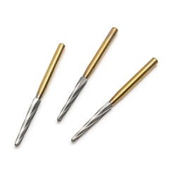 5Pcs Dental Endo-Z Titanium Tungsten Carbide High Speed Cutting Burs FG 1.60mm