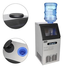 ZOKOP 110lbs Built-in Commercial Ice Maker Cube Machine 24LBS Large Capacity New