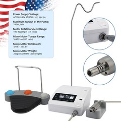 Mini Dental Implant Motor Surgical System Brushless Motor 20:1 LED Contra Angle