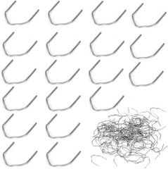500 Pcs Hot Staples, Stapler Kit Welding 0.8MM V Shape Corner, Silver