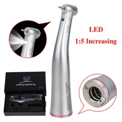 NSK Style Dent 1:1 1:5 20:1 Fiber Optic LED Straight Contra Angle Handpiece
