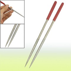 4.5mm x 180mm Lapidary Jeweler Round Rat Tail Diamond Needle Files 2 Pcs