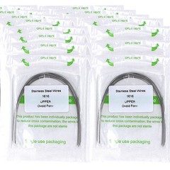 1×Dental Ortho Stainless Steel Rectangular Arch Wire Ovoid Form 16×16 Upper