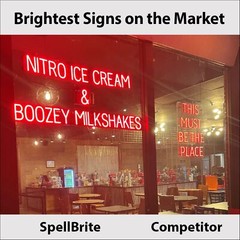 SpellBrite FREE WI-FI Sign | Neon Sign Look, LED Light | 15.4″ x 15.0″