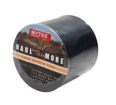4 Inch x 25 FT 8.8 oz Waterproof Black Vinyl Tarp Repair Tape