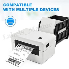 4×6 Fanfold Direct Thermal Shipping Labels for Zebra & Rollo Printers and More