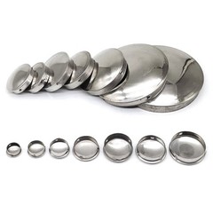 Round Plastic End Caps Tube Inserts – GRADE 304 – Stainless Steel Plugs For Pipe