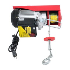 Mini Electric Hoist 1320lbs Crane Winch w/ Wireless Remote Control 1150W 110V
