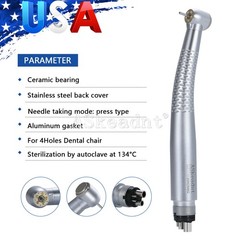 Dental 5 Led High Speed Handpiece Shadowless E-generator 5 LED Hand piece 4Holes