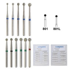 Wave Dental Surgical Bur Round Carbide Diamond Bur Long Round Ball High Speed FG
