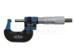 Shars 0- 1″ DIGITAL READOUT DIGIT COUTNER OUTISDE MICROMETER 0.0001″ CARBIDE P}