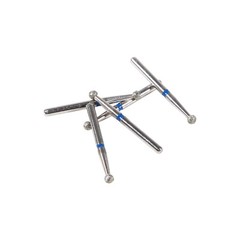 50pcs Dental Diamond Burs FG Round End Taper Pear Football Fine Coarse Grit