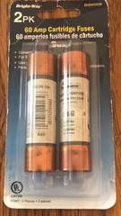 Bright-way BW85508 60 Amp General Purpose Fuses (Pack of 2) New Low SHIPPING