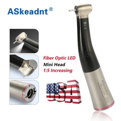 Dental Low Speed Contra Angle LED Fiber Optic 1:1/1:5 /4:1/8:1/20:1 Handpiece