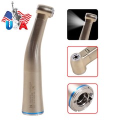 Dental 1:1 LED Fiber Optic Contra Angle Handpiece Internal Spray Fit NSK E-type