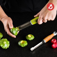 De Buyer Universal Core Concept Manual Corer Green – 0.8 – Serrated Stainless