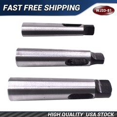 3pcs MT1 to MT2 MT2 to MT3 MT3 to MT4 Morse Taper Adapter Reducing Drill Sleeve