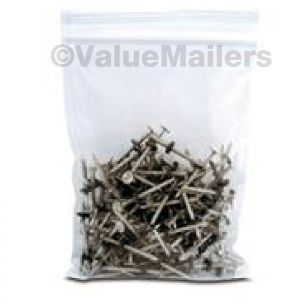 1000 3×5 Clear Plastic Zipper Poly Locking Reclosable Bags 2 MiL