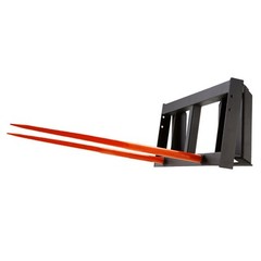 VEVOR 49″ Hay Spear Bale Spears Skid Steer Loader Tractor Attachment 3000lbs